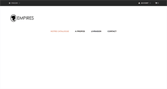 Desktop Screenshot of empires.fr